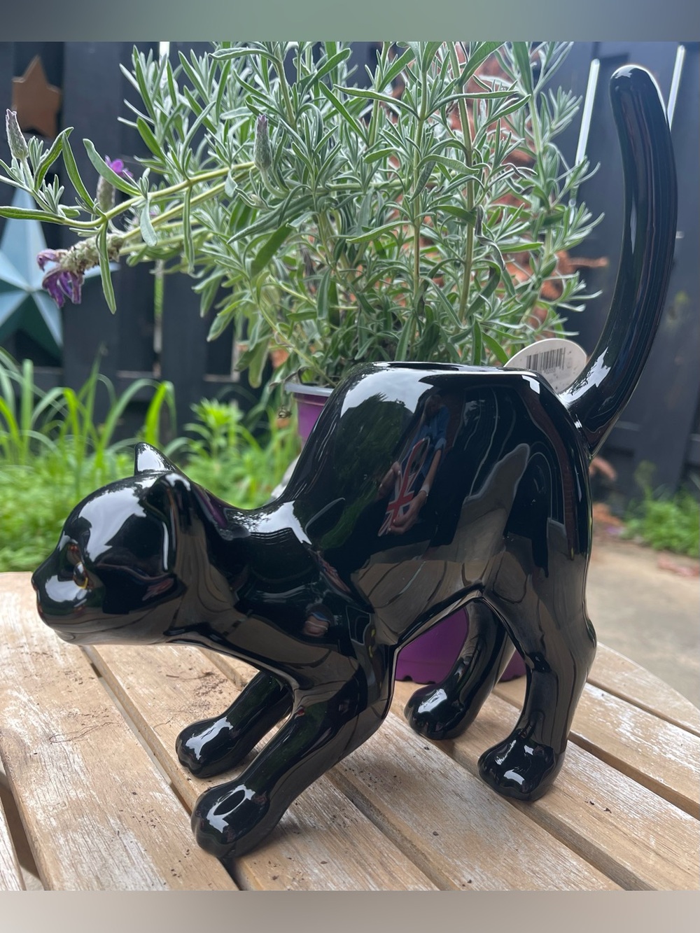 Partylite Black Cat Tealight Candle Holder Halloween Cat Lover Witchy Whimsical